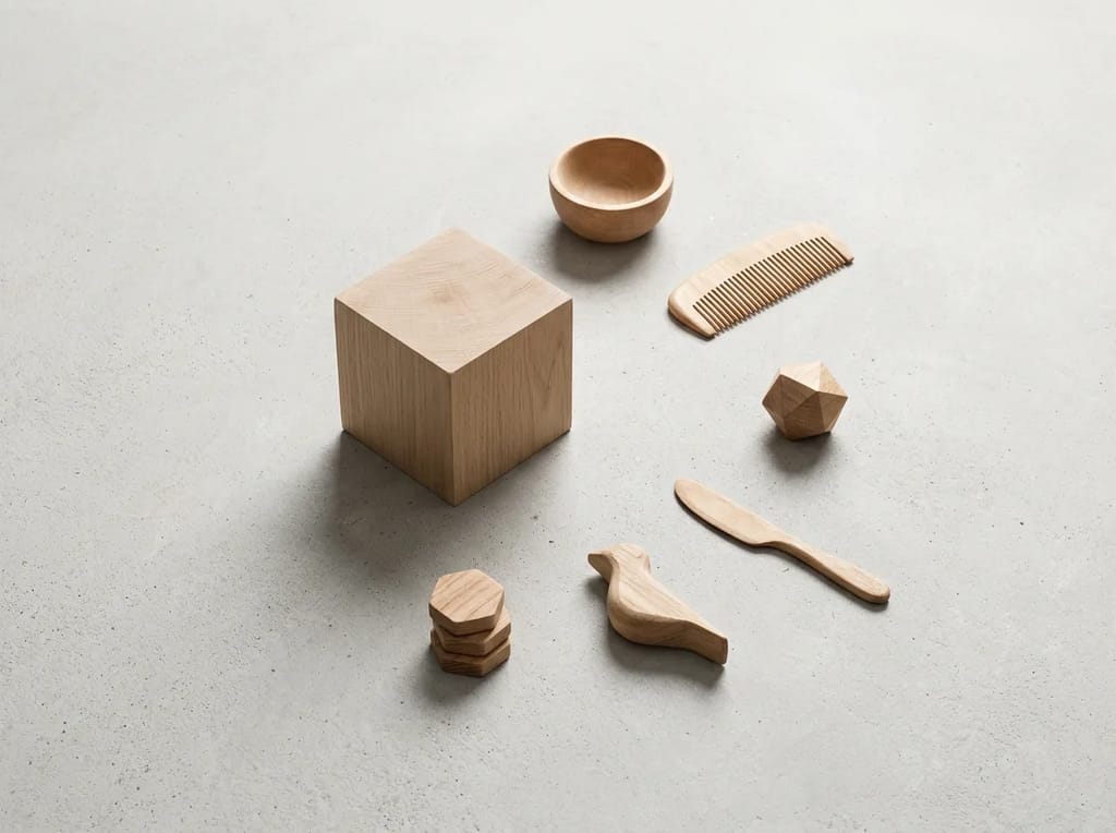 One original source piece reshaped into several different smaller forms, representing true repurposing versus simple copying